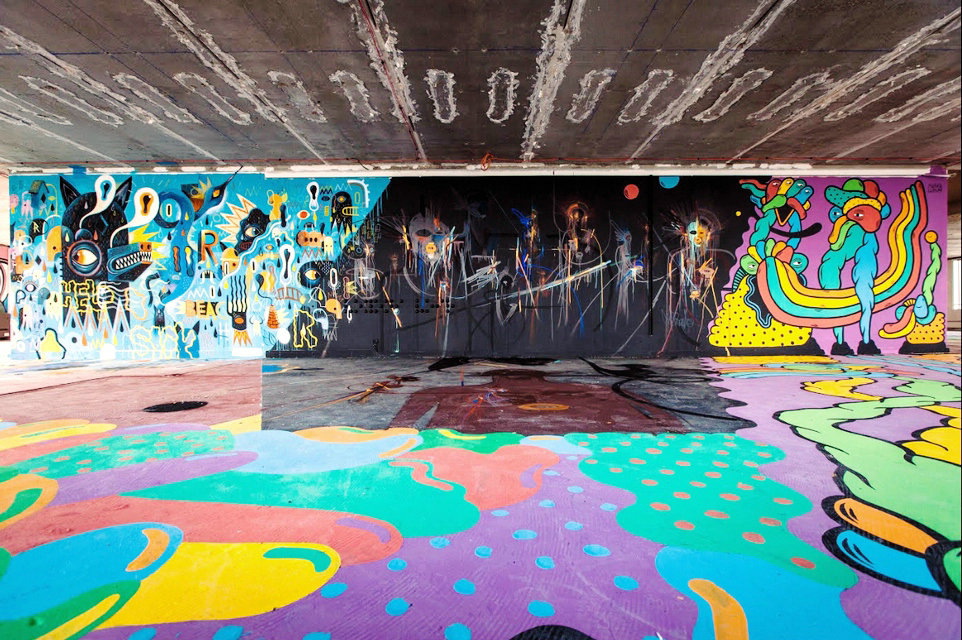 第九概念在圣丹尼斯普勒耶尔塔25层的街道艺术