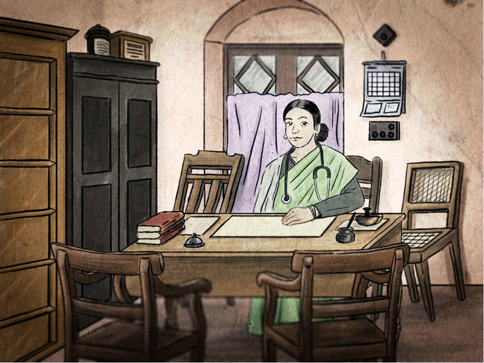 拉克马别，印度第一位执业女医生