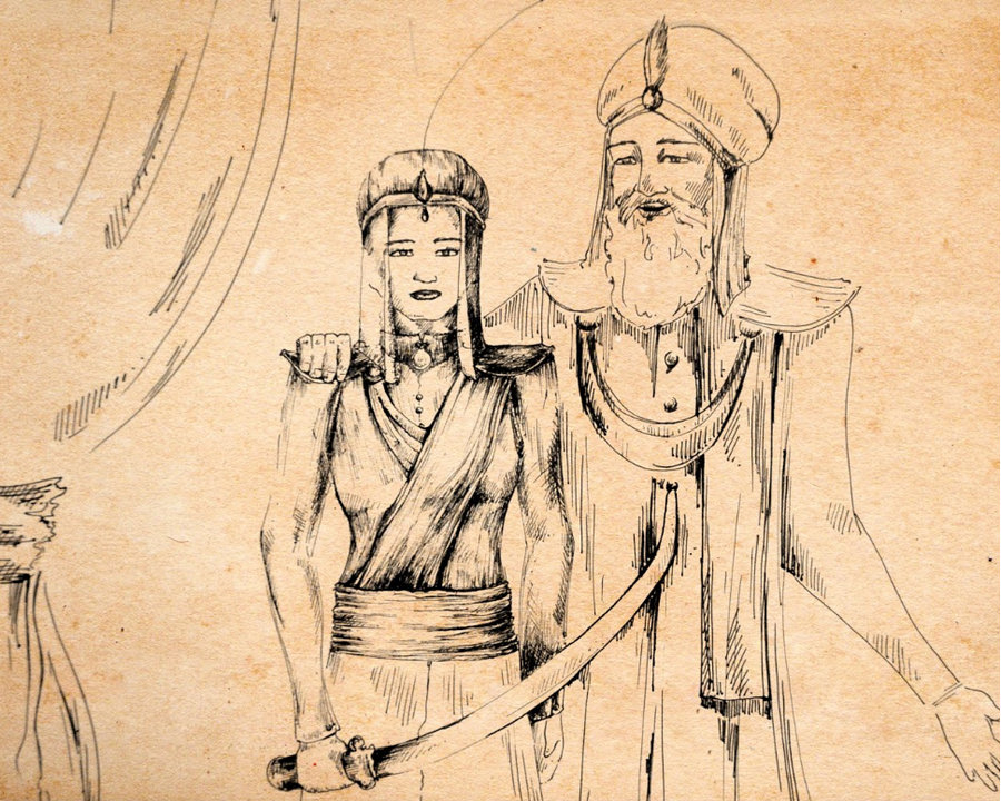 رازية سلطانة أول امرأة سلطنة الهند، زوبان