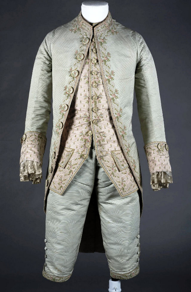 O terno do casamento do homem magnífico do século XVIII, York Castle Museum