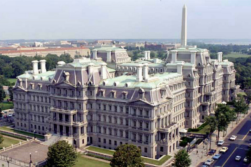 Виртуальный тур Белого дома: здание административного здания Эйзенхауэра