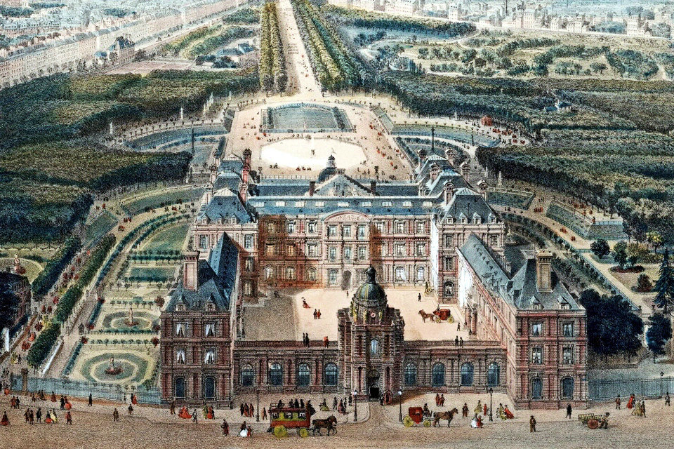 フランス上院、ルクセンブルク宮殿、パリ、フランス