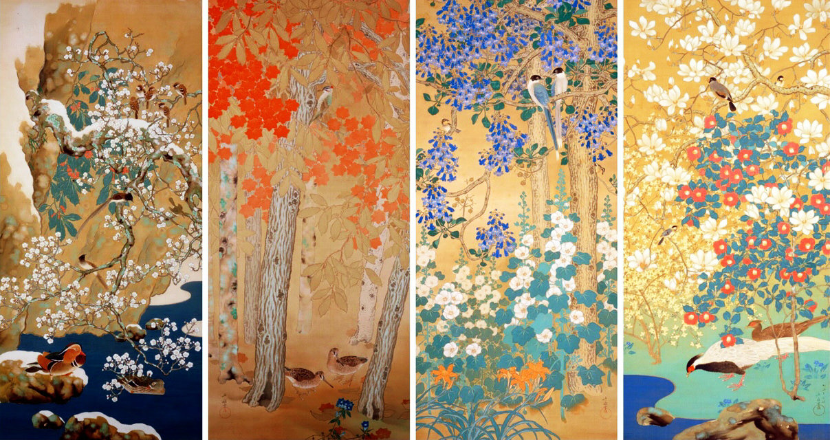 Dipinti floreali di stagione, Yamatane Museum of Art