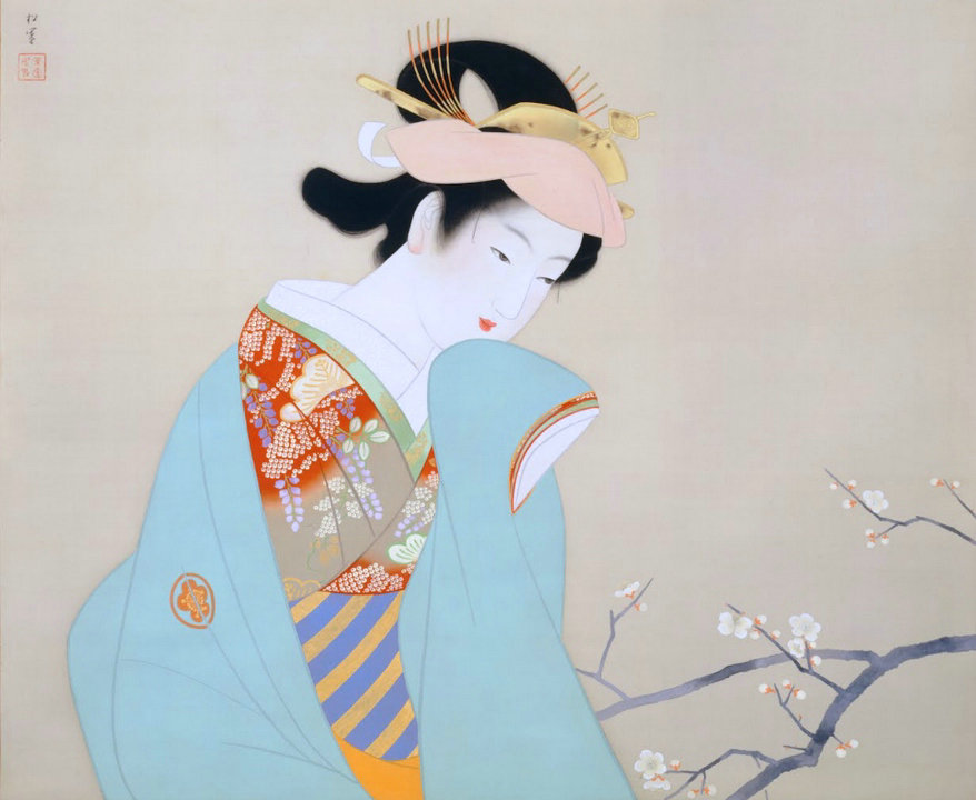 Pintura bonita de Ukiyoe, Yamato Art Museum
