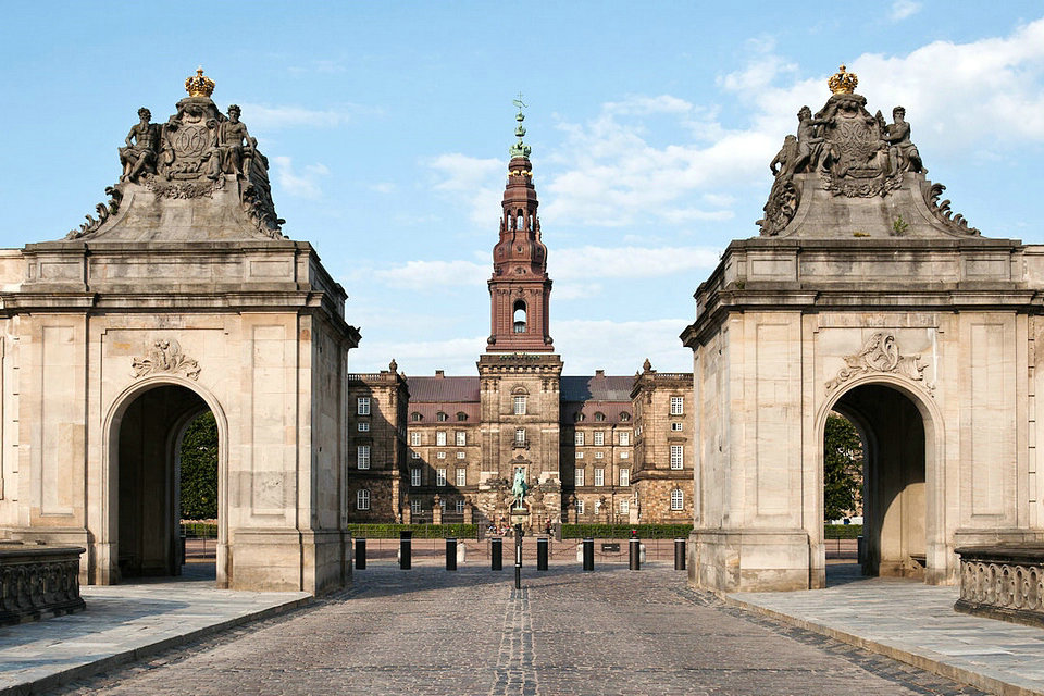 Christiansborg Palast, Kopenhagen, Dänemark