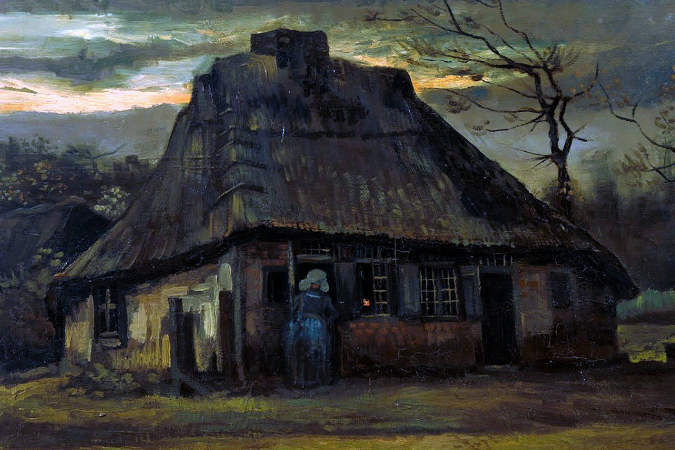 Van Gogh, em 1883-1885, pintor camponesa, Museu Van Gogh