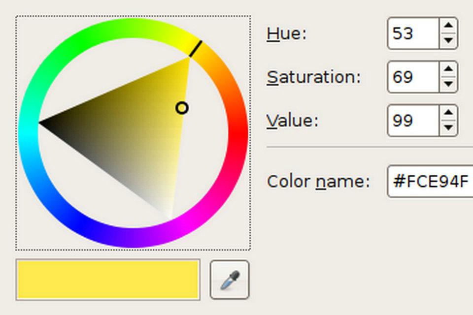 Selector de color