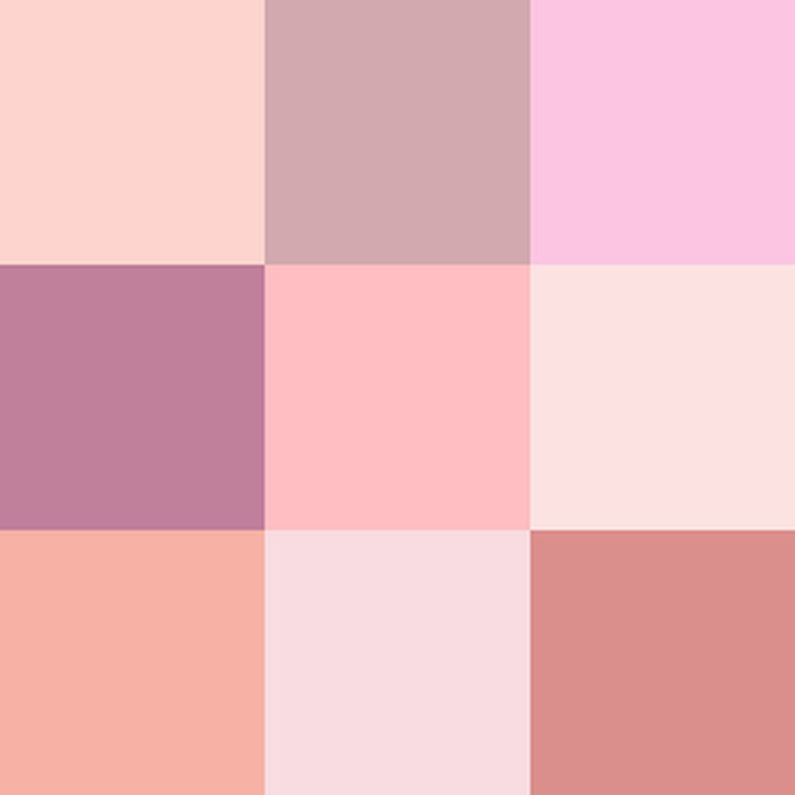 Shades of pink