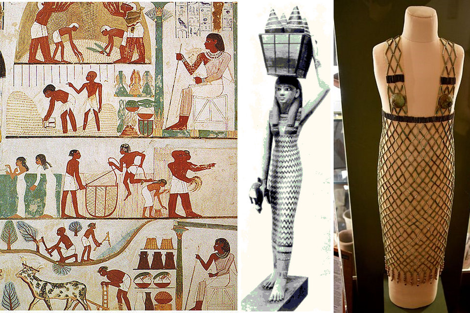 प्राचीन मिस्र में वस्त्र