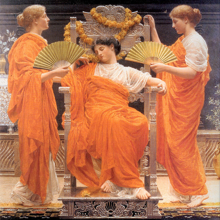 Cor laranja na história e arte