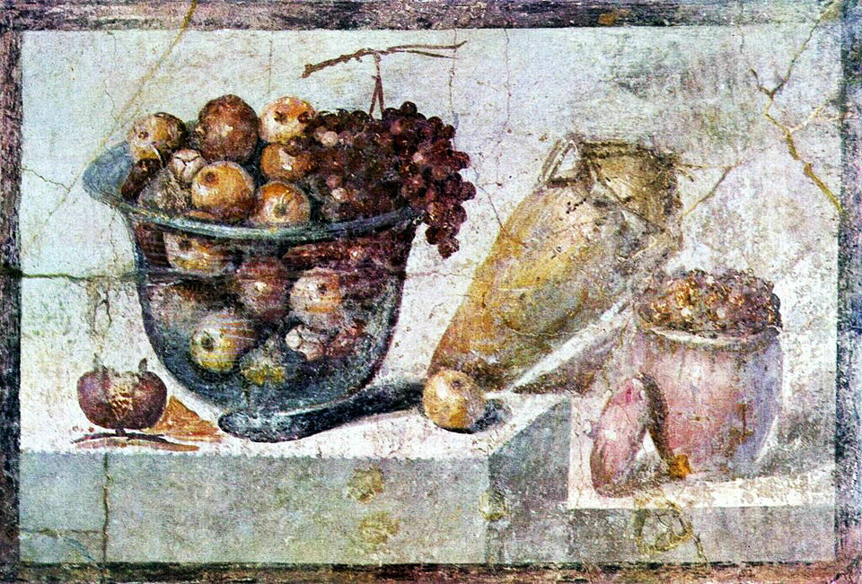 Still life in ancient and middle Ages