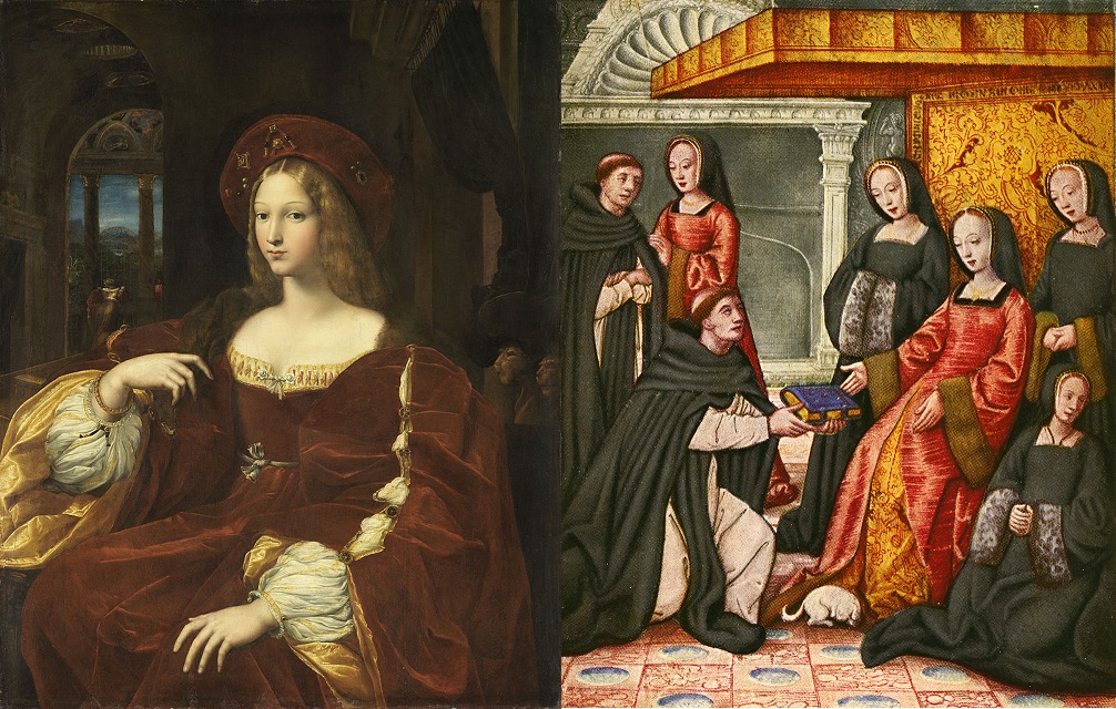 Damenmode in Westeuropa 1500s-1520s