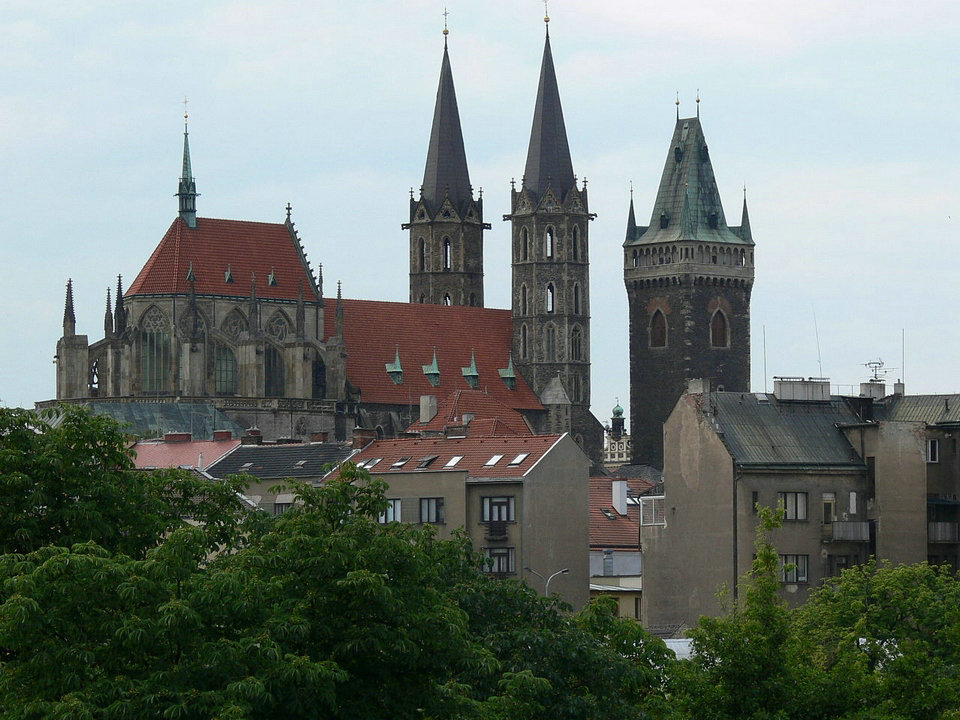 체코의 고딕 양식의 건축물