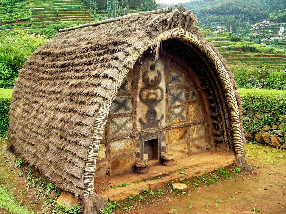 Indische einheimische Architektur