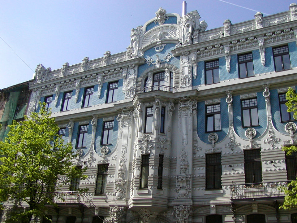 Arquitetura Art Nouveau em Riga
