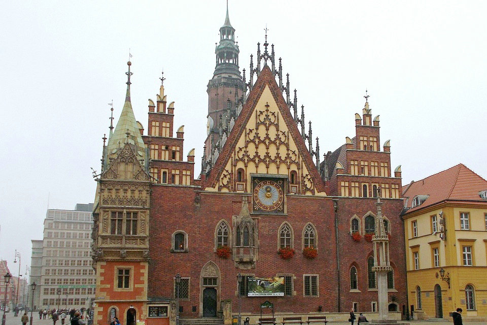 폴란드의 고딕 양식의 건축물