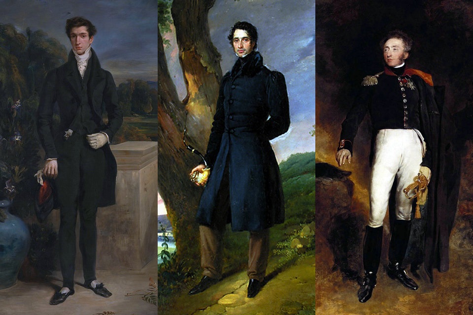 1820 के दशक में पुरुषों का फैशन