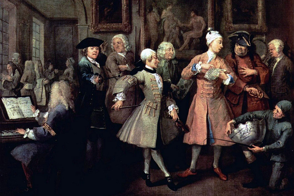 أزياء الرجال في أوروبا الغربية في 1700-1750