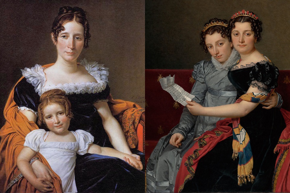 Mode de style Régence des femmes en 1810-1820