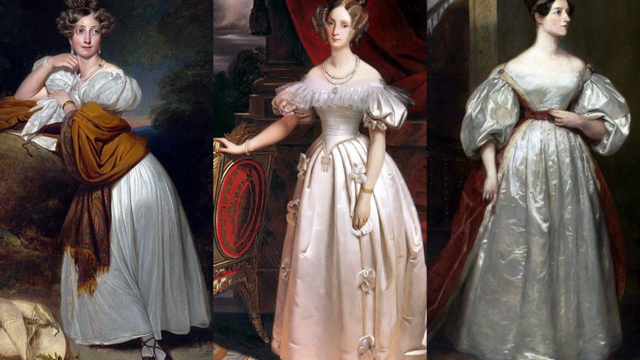 Moda romántica de mujeres de 1830 | HiSoUR Arte Cultura Historia