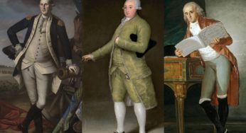 Western fashion of men in 1775-1795