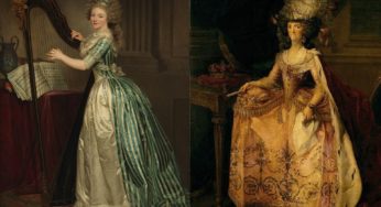 Неоклассическая мода женщин в 1785-1795