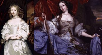 1680-1700年のルイ14世スタイルの女性のファッション