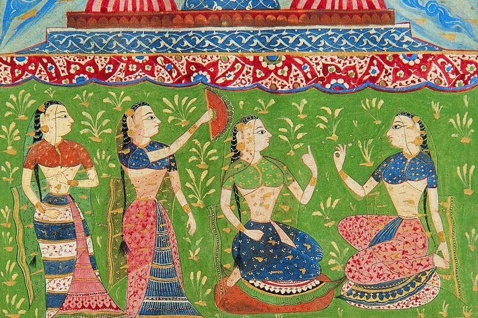 Textilgalerie, Museum des Königs Shivaji, Indien