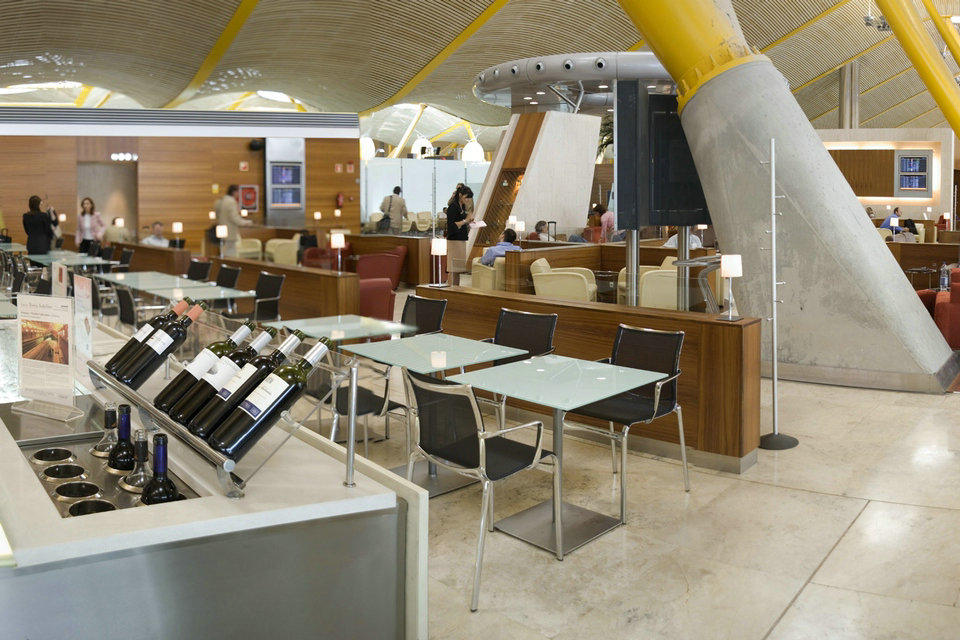 Flughafen-Lounge