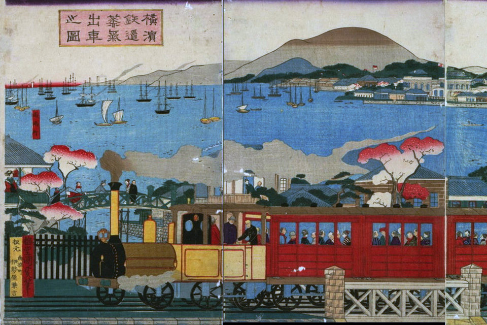 Historia temprana del ferrocarril de Japón