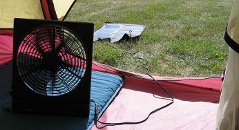 Вентилятор с солнечной батареей