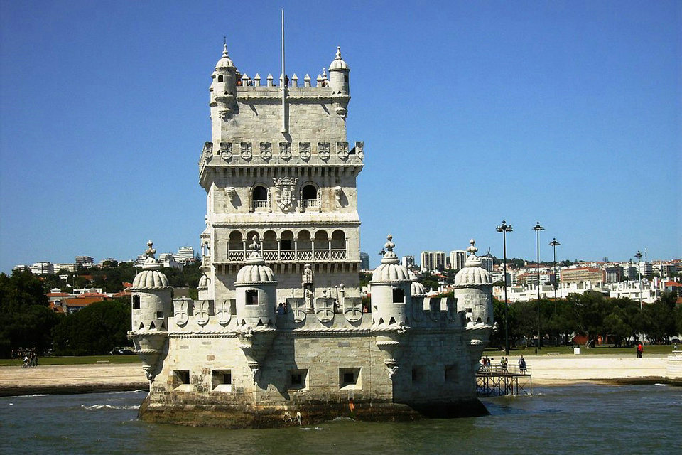 برج بيليم ، لشبونة ، البرتغال