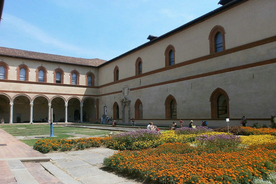 Pinakothek, Schloss Sforza