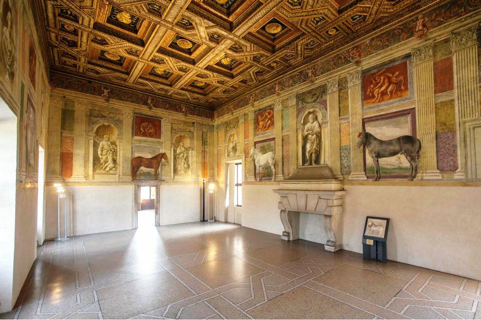 Salão dos Cavalos, Vídeo 360 °, Palazzo Te