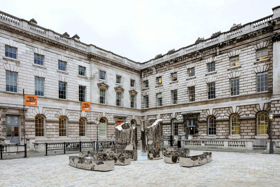 Nouvelle aile et cour du Somerset House, Biennale du design de Londres 2016