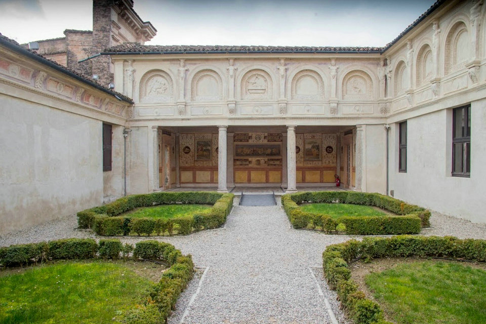 El jardín secreto, video de 360 ​​°, Palazzo Te
