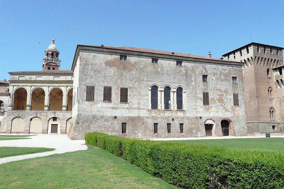 Grande appartamento in Palazzo Ducale Mantova, video a 360 °, Museo urbano di Mantova