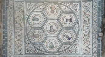 Mosaic of the planetarium, 360° Video, Italica