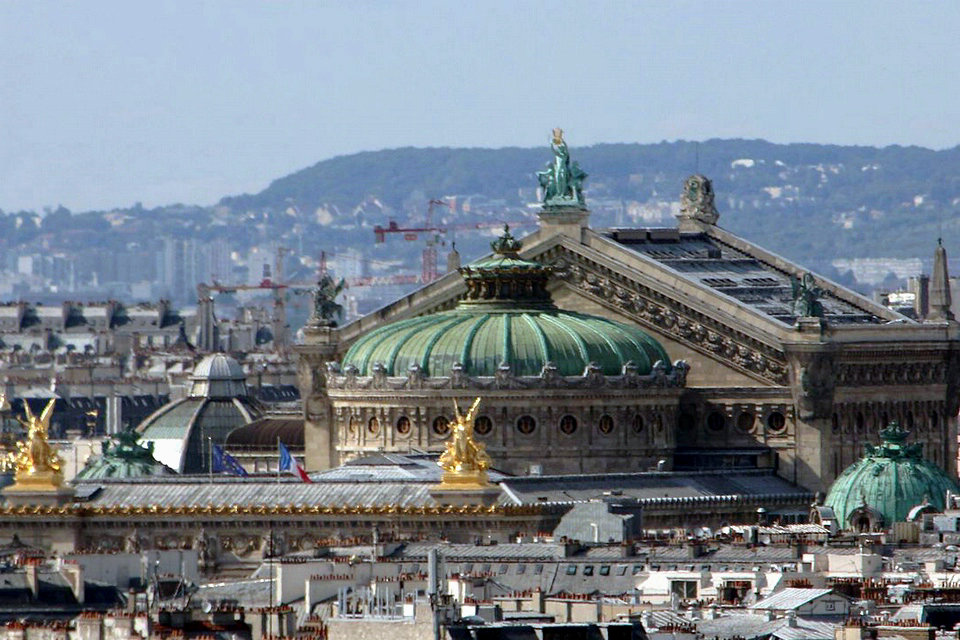 Toits et coupoles, Palais Garnier