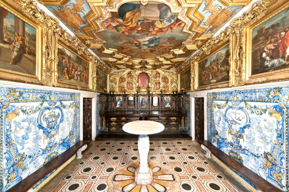 ポルトガル国立タイル美術館、神の修道院の聖具室