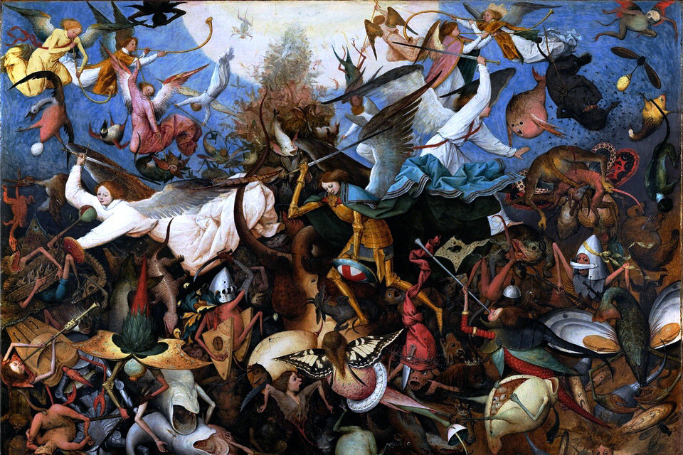 La caída de los ángeles rebeldes, video 360 °, Museos Reales de Bellas Artes de Bélgica