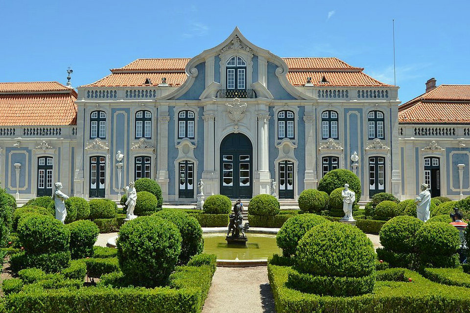 Jardins Reais, Palácio Nacional de Queluz