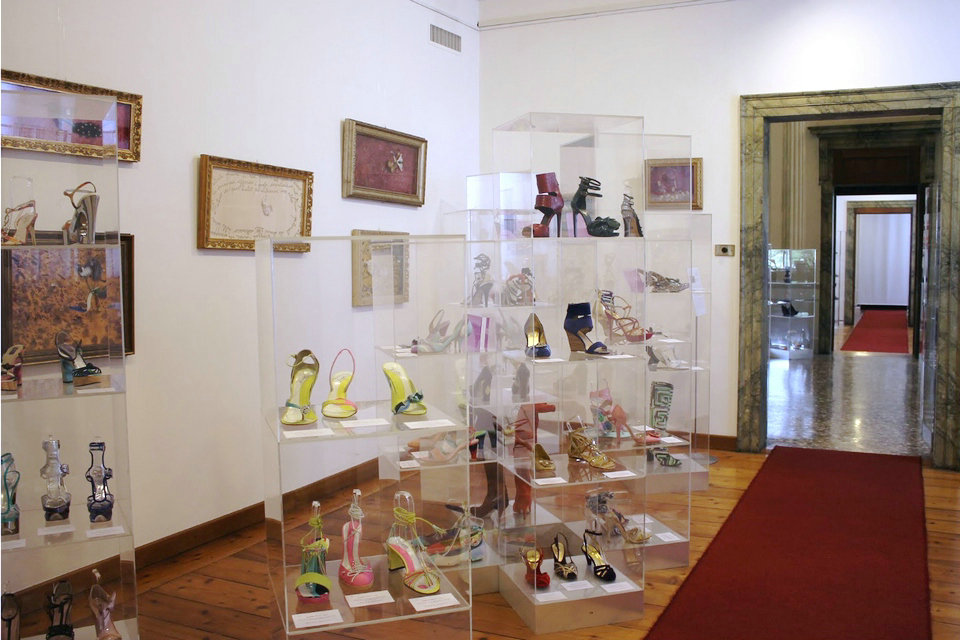 Salle d’Emilio Pucci et Loewe, Musée de la chaussure de la Villa Foscarini Rossi