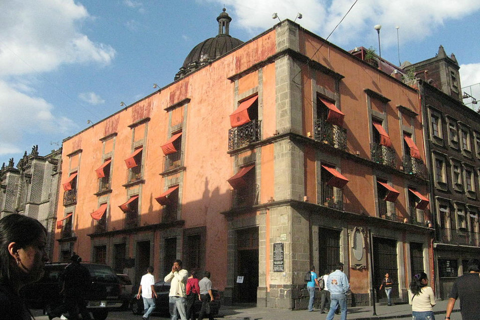 メキシコ、メキシコシティ、アメリカ大陸における最初のプリントショップの家