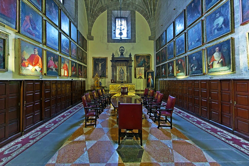 Die Kapitelsaal der Metropolitan Cathedral in Mexiko-Stadt