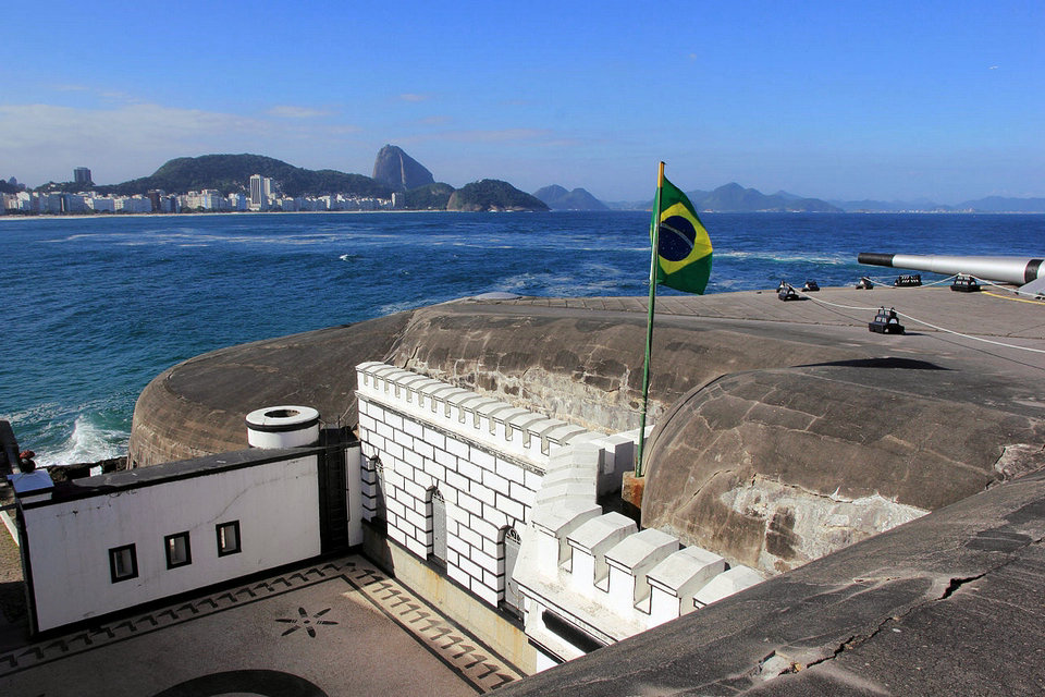 陸軍歴史博物館とコパカバーナの砦、リオデジャネイロ、ブラジル