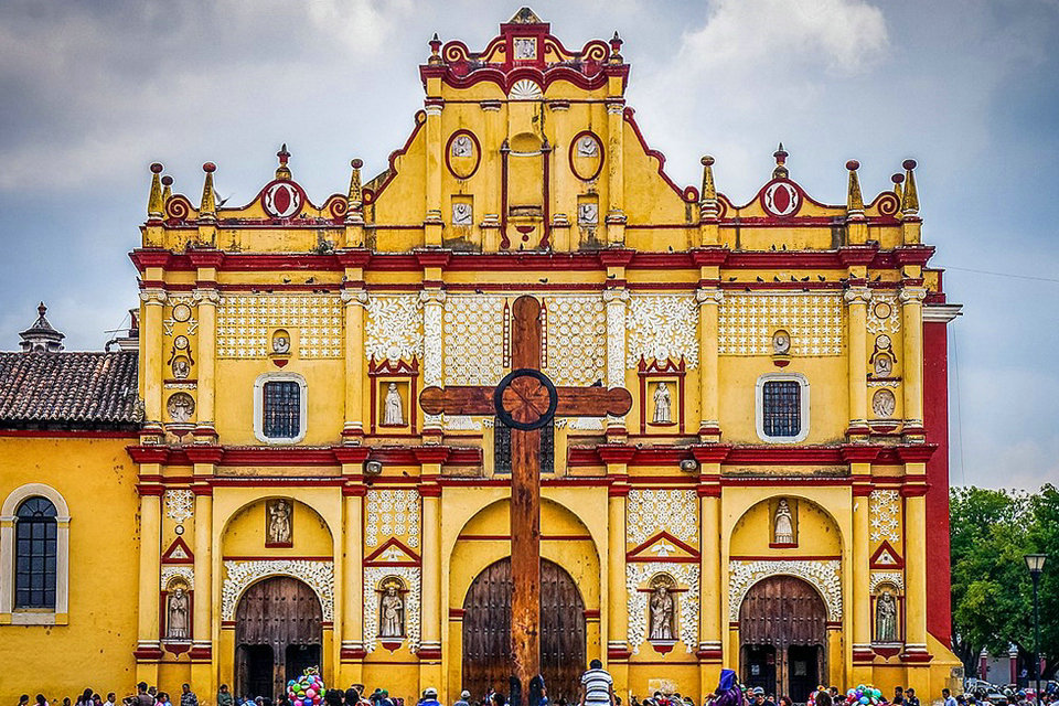 拉斯卡萨斯的圣克里斯托瓦尔大教堂，墨西哥恰帕斯州