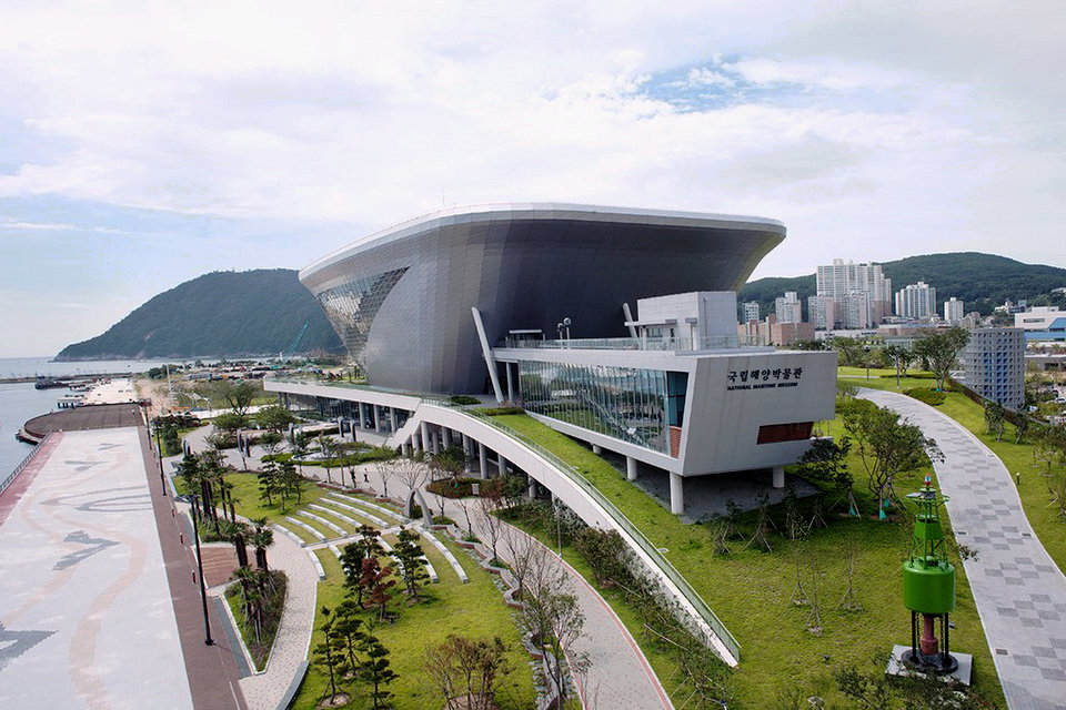 المتحف البحري الوطني ، بوسان ، كوريا الجنوبية