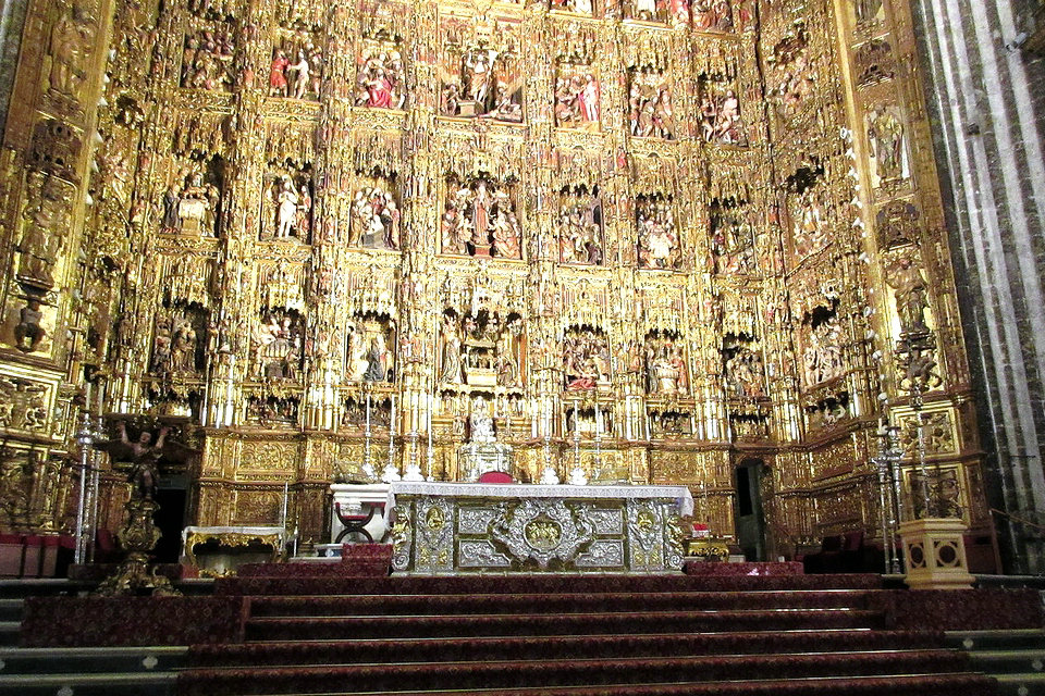 Nef centrale, cathédrale de Séville