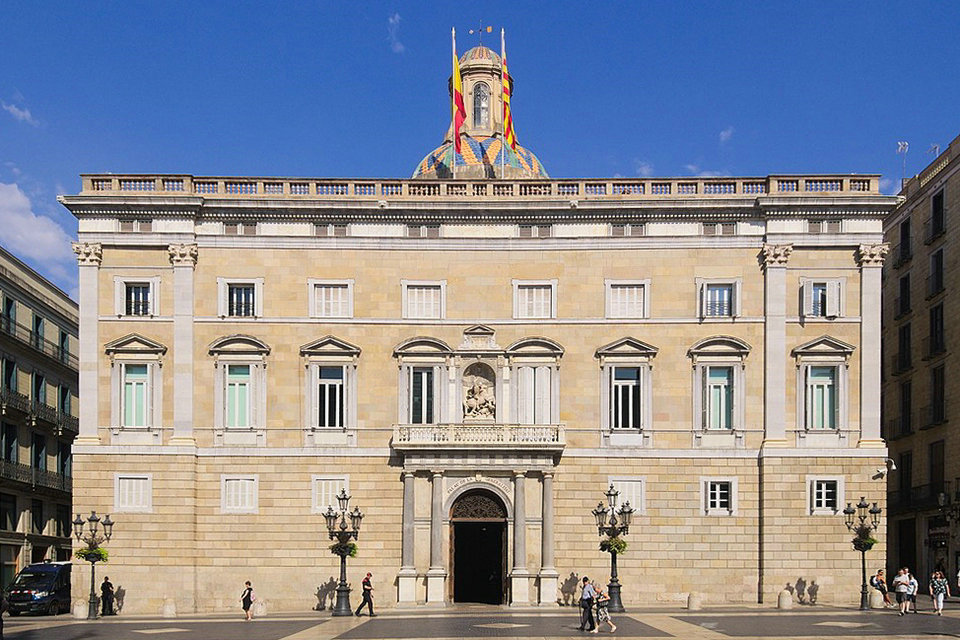 Palacio de la Generalitat de Cataluña, Barcelona, ​​España.